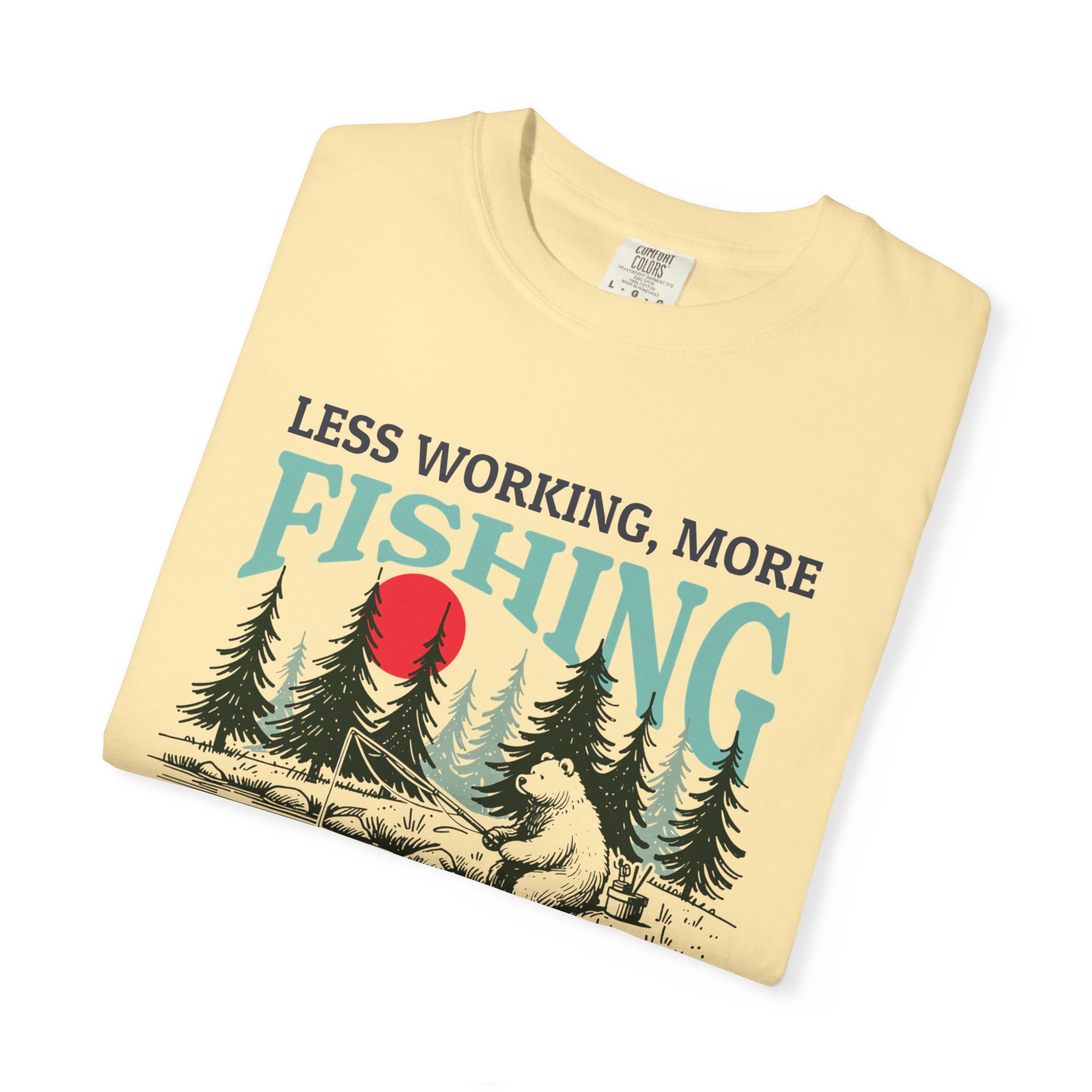 Yosemite California Fishing T-shirt - Image 8