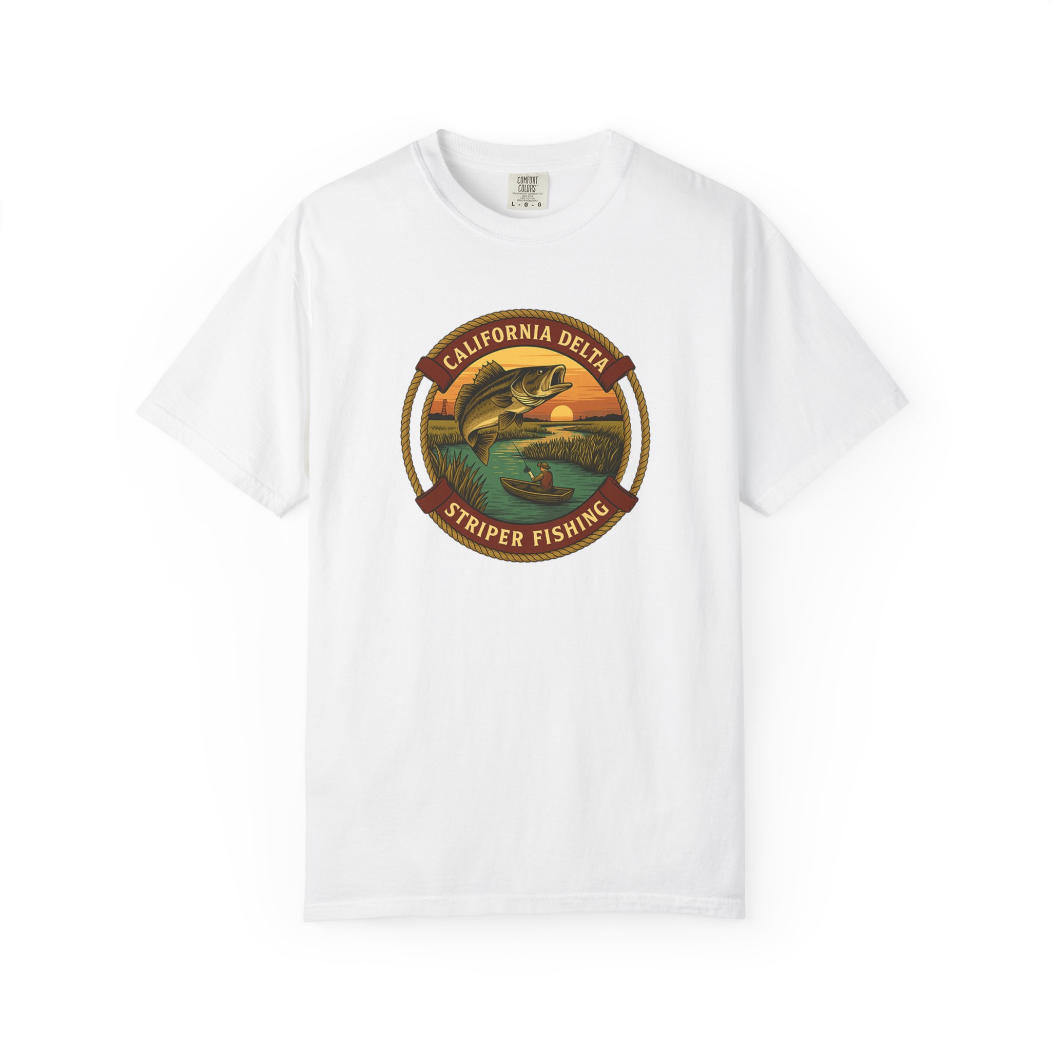 California Delts Striper Fishing T-Shirt