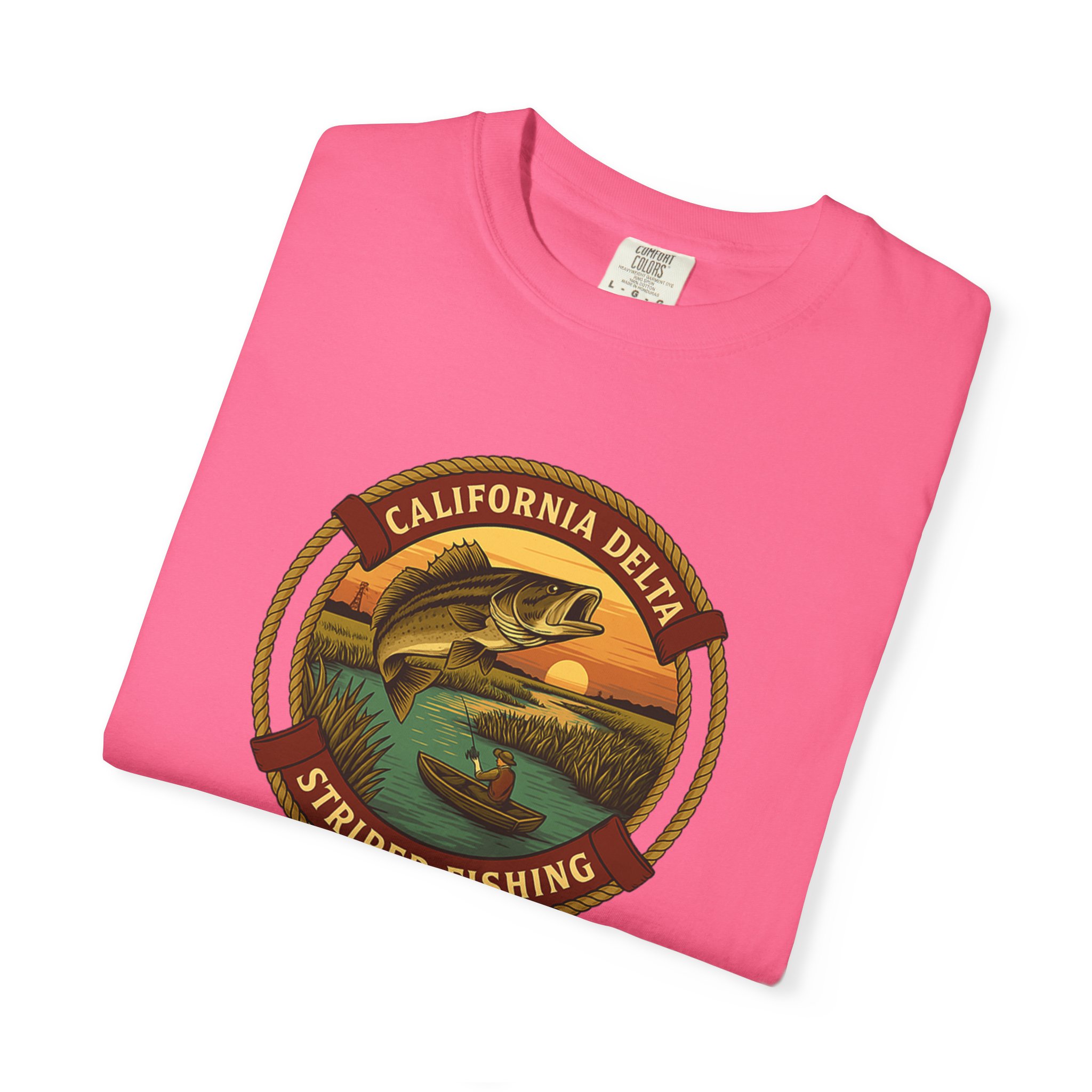 California Delts Striper Fishing T-Shirt - Image 23