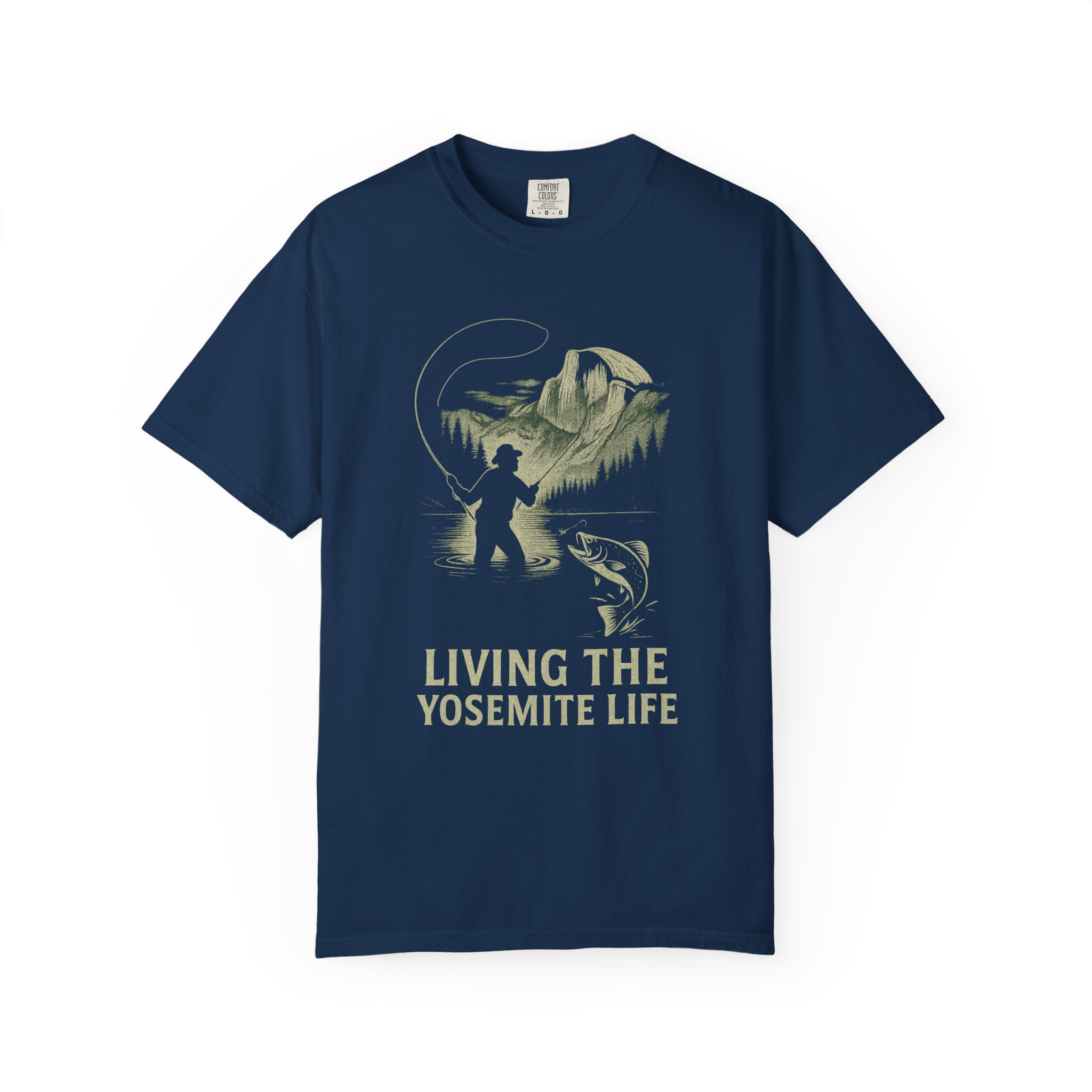 Living the Yosemite Life Fly Fishing Tee - Image 5