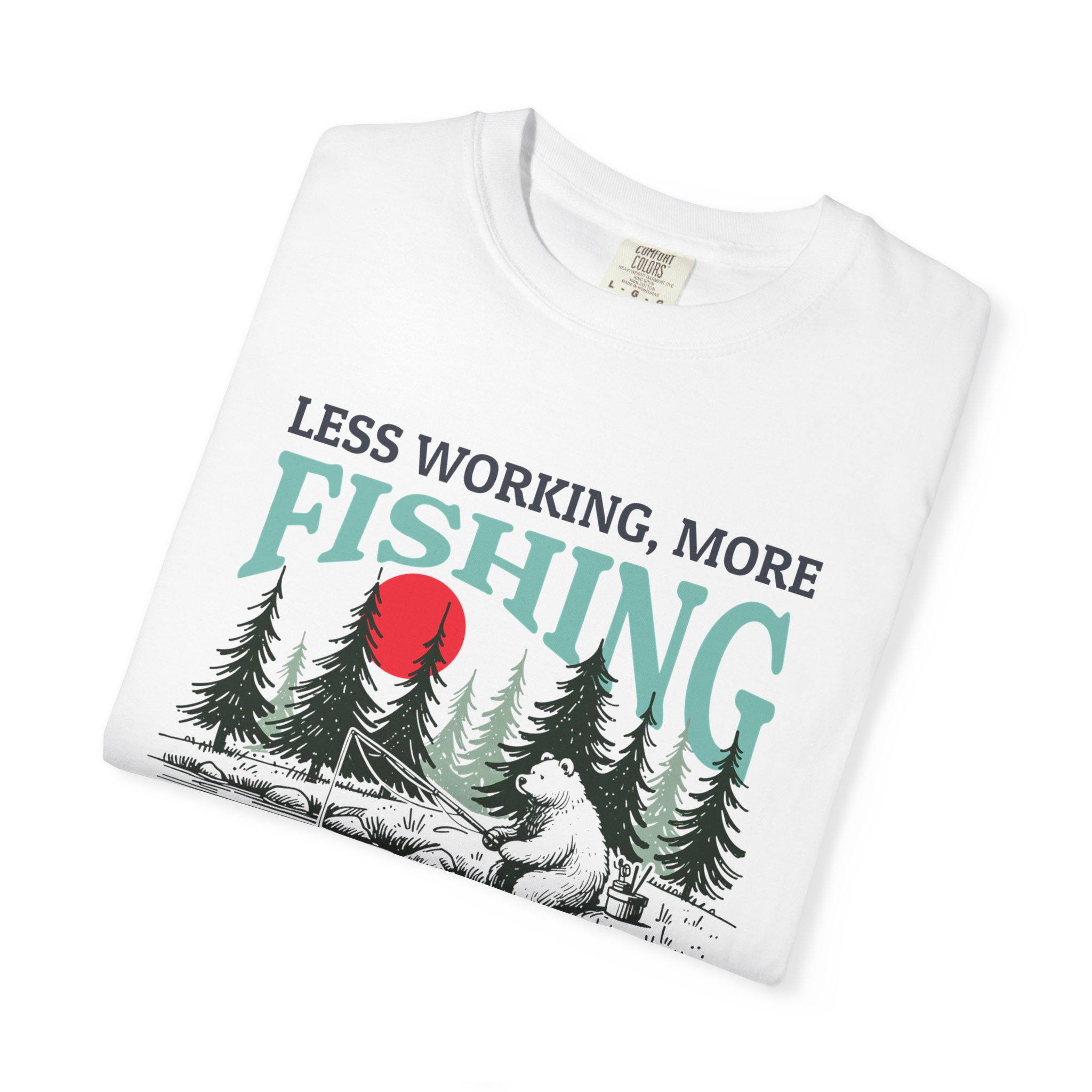Yosemite California Fishing T-shirt - Image 2