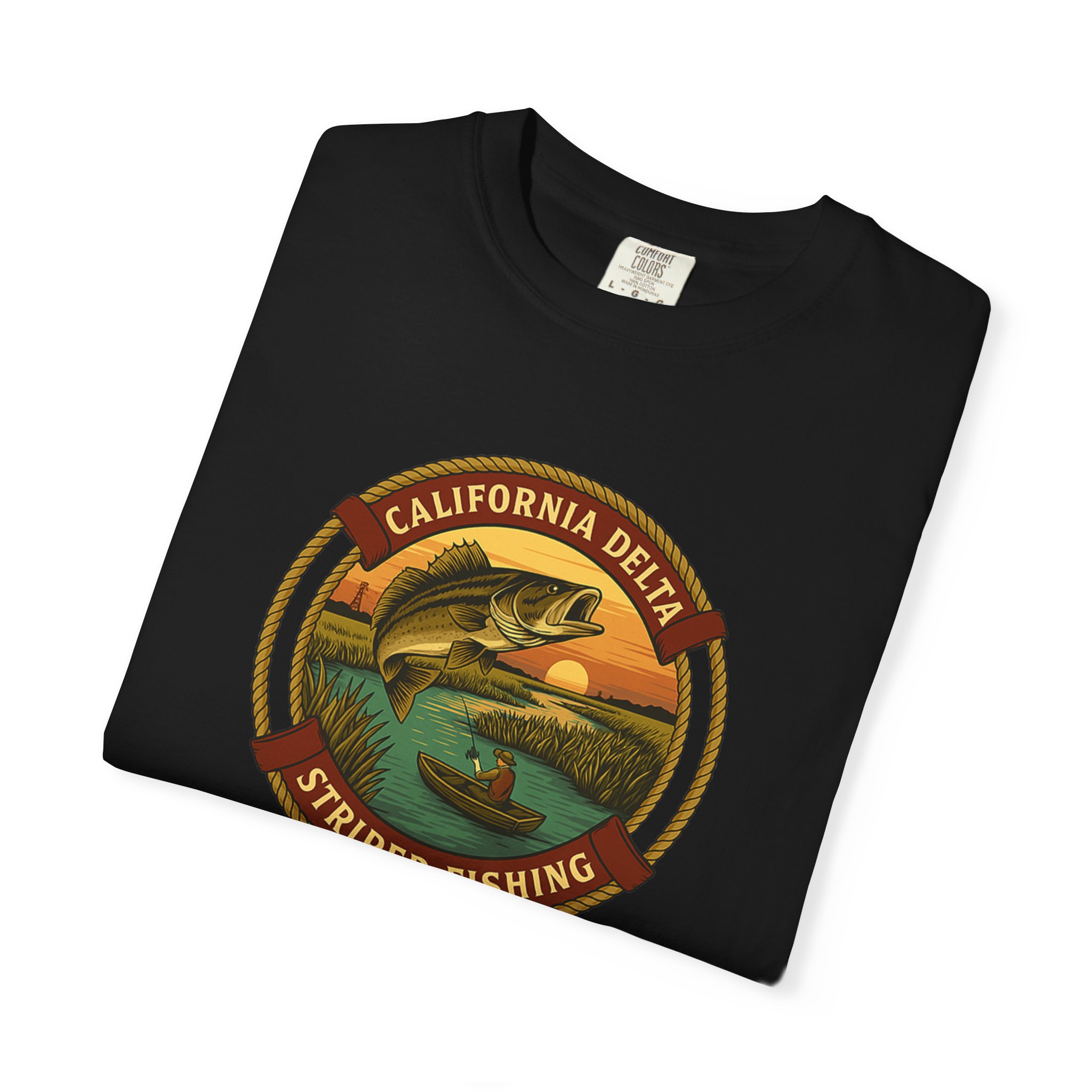 California Delts Striper Fishing T-Shirt - Image 17