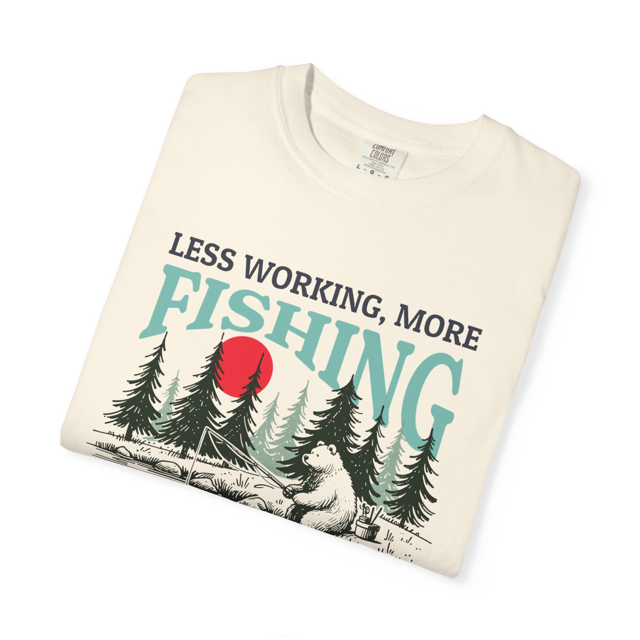Yosemite California Fishing T-shirt - Image 5